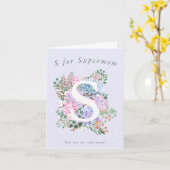 あじさいsスーパーママママママママザーズデイカード カード (黄色い花)