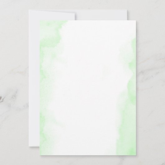 あじさびピンクのフローラセージ風船 招待状 (裏面)