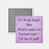 あすおもしろいない引用文で生きる マグネット (正面/裏面)