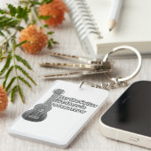 あす遊の無いようなギター キーホルダー (正面右)