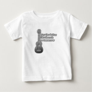 あす遊の無いようなギター ベビーTシャツ