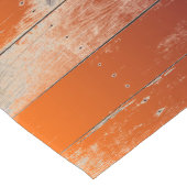 あずき色およびオレンジチームは素朴な納屋を木製着色します ロングテーブルランナー (コーナー)