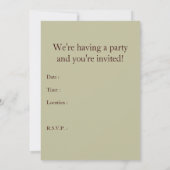 あずき色のパスポート 招待状 (裏面)