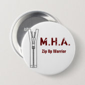 あずき色のフード付きスウェットシャツの軍隊円形Pin 缶バッジ (正面&裏面)