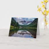 あずき色の鐘 カード (黄色い花)