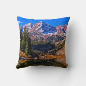 あずき色の鐘 クッション (裏面)