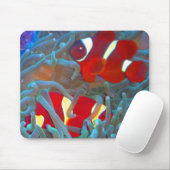 あずき色のClownfishのマウスパッド マウスパッド (マウス)