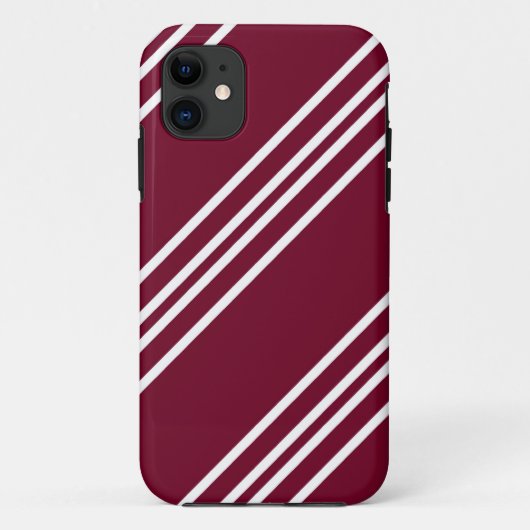 あずき色のiPhone 5カバーの陰刻 Case-Mate iPhoneケース (裏面)