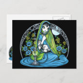 "あずら"ヒンディフラワーホカプリンセス妖精葉書 ポストカード (正面/裏面)