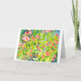 あぜちの水彩画 サンキューカード