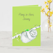 あそこつるでの勇気付けられるの言前向き語 カード (黄色い花)