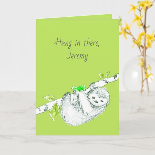 あそこつるでの勇気付けられるの言前向き語 カード (黄色い花)