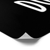 あそこにいたおもしろいウンチプンダークBG ポスター (角)