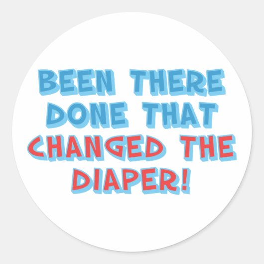 あそこにいた…おむつを変えた! ラウンドシール (正面)