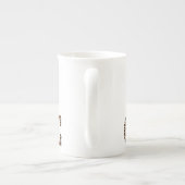 あそこに豆、愛していた ボーンチャイナマグカップ (裏面)