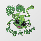 あそつるこでハッピーグリーンツリーガエル ウィンドウサイン (シート)