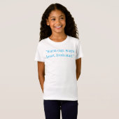 "あたたかいカップ、あたたかい心、新しいスタート。" Tシャツ (正面フル)