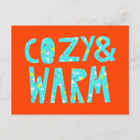 あたたかくて居心地がいい シーズンポストカード (正面)
