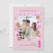 あたたかくて甘いホットピンクペッパーミントクッキー 1枚の写真 シーズンカード (正面)