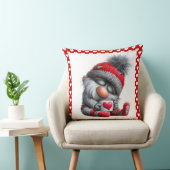 あたたかくて、ほのぼのする" 眠たそうな小人 | 冬のカカオ クッション (椅子)