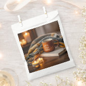 あたたかなろうそくの灯りが優しい夜 フェイバーバッグ (クリップ留めされた状態)