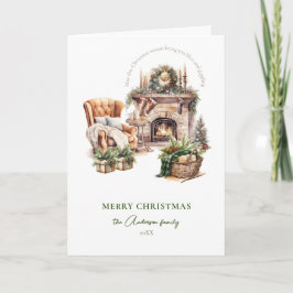 あたたかなクリスマスの写真休暇 シーズンカード