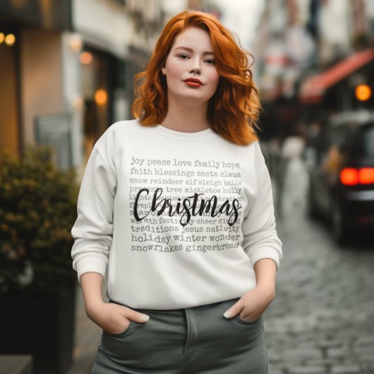 あたたかなクリスマススウェットシャツ、彼女へのクリスマスプレゼント スウェットシャツ