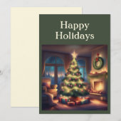 あたたかなクリスマスツリー シーズンカード (正面/裏面)