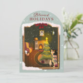 あたたかなクリスマスナイト シーズンカード (スタンド正面)