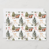 あたたかなクリスマスホリデー写真 シーズンカード (裏面)