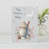 あたたかなココアのクリスマス シーズンカード (スタンド正面)