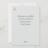 あたたかなココアのクリスマス シーズンカード (裏面)