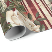 あたたかなビンテージクリスマスパターン ラッピングペーパー (ロールコーナー)