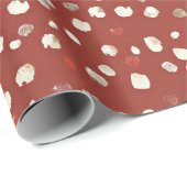 あたたかなビンテージクリスマスパターン ラッピングペーパー (ロールコーナー)