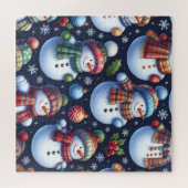 あたたかなフェスティブスノーマン ジグソーパズル (横)