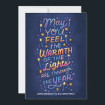 あたたかな光 シーズンカード<br><div class="desc">手書きとイラストのハヌカのカード　あたたかな願いをこめて</div>