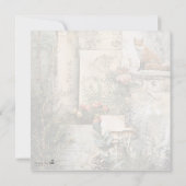 あたたかな冬のディープコテージコア スクラップブックページ 招待状 (裏面)