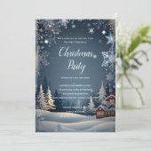 あたたかな冬の不思議の国 クリスマスパーティー 招待状 (スタンド正面)