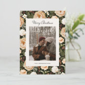 あたたかな冬の花の写真 シーズンカード (スタンド正面)