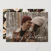 あたたかな冬の花の写真 シーズンカード (正面/裏面)