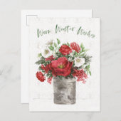 あたたかな冬の願い シーズンポストカード (正面/裏面)