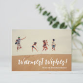 あたたかな愛と喜びに満ちたホリデーシーズン、そして家族の絆を祝う特別な瞬間 カード (スタンド正面)