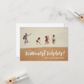 あたたかな愛と喜びに満ちたホリデーシーズン、そして家族の絆を祝う特別な瞬間 カード (正面/裏面インサイチュ)