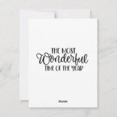 あたたかな新年のお茶のカード シーズンカード (裏面)