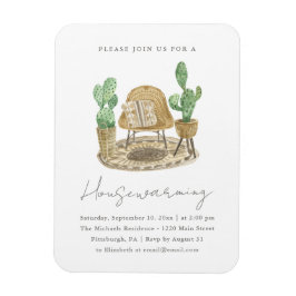 あたたかな植物の新しい家 お披露目 マグネット