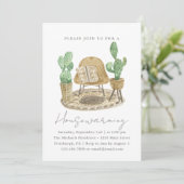 あたたかな植物の新しい家 お披露目 案内状 (スタンド正面)