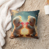 あたたかな相棒 -  クッション (ブランケット)