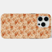 あたたかな秋の花柄パターン Case-Mate iPhoneケース (裏面 (横))
