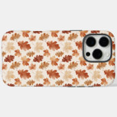 あたたかな秋の落ち葉パターン Case-Mate iPhoneケース (裏面 (横))