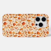 あたたかな秋の葉のシームレスパターン Case-Mate iPhoneケース (裏面 (横))